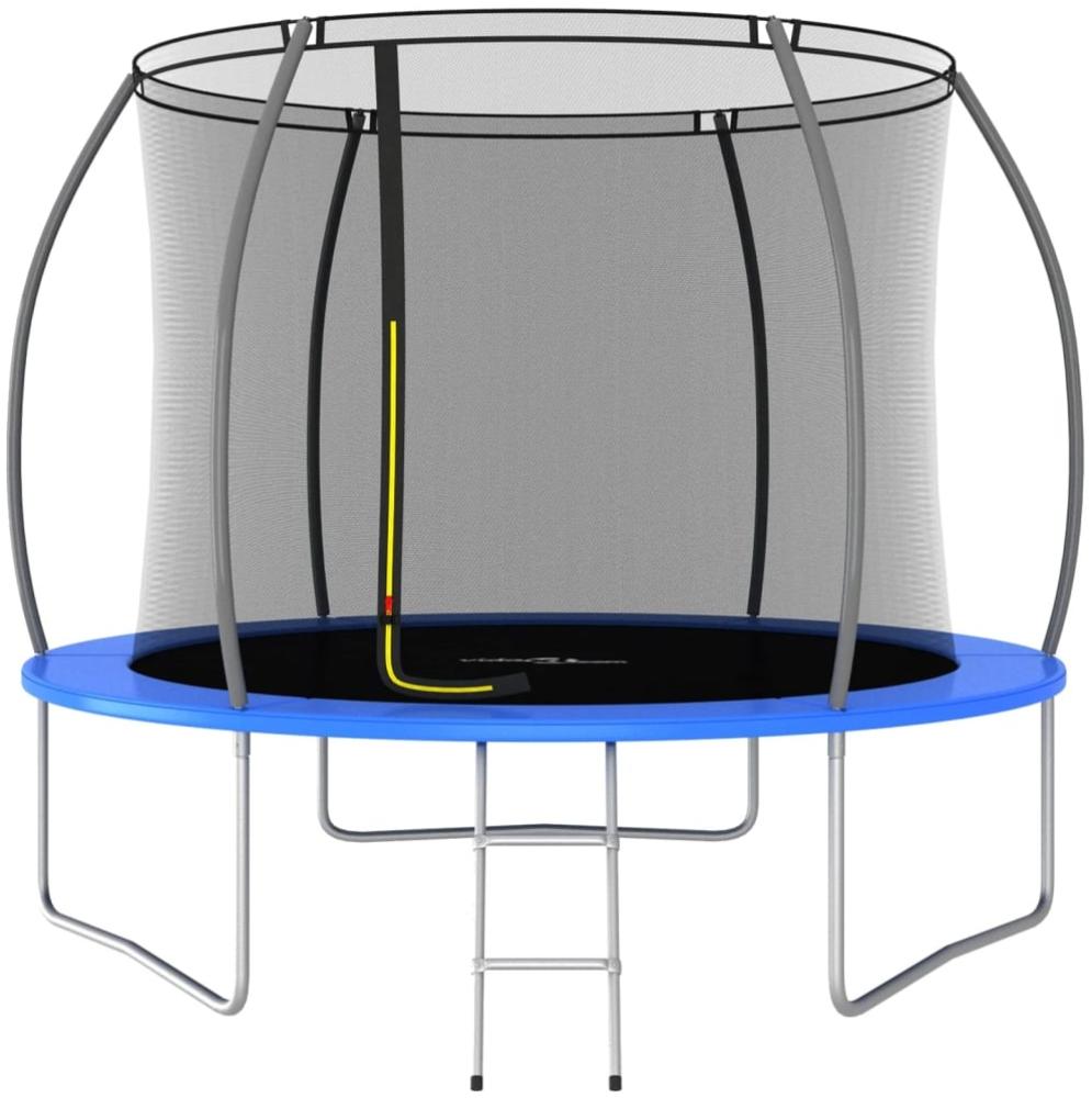 Trampolin-Set inkl. Sicherheitsnetz, Leiter und Regenschutz, Rund 150 kg, 305x76 cm Bild 1