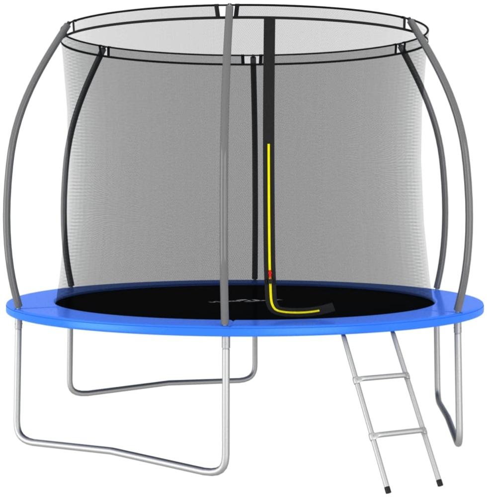 Trampolin-Set inkl. Sicherheitsnetz, Leiter und Regenschutz, Rund 150 kg, 305x76 cm Bild 1