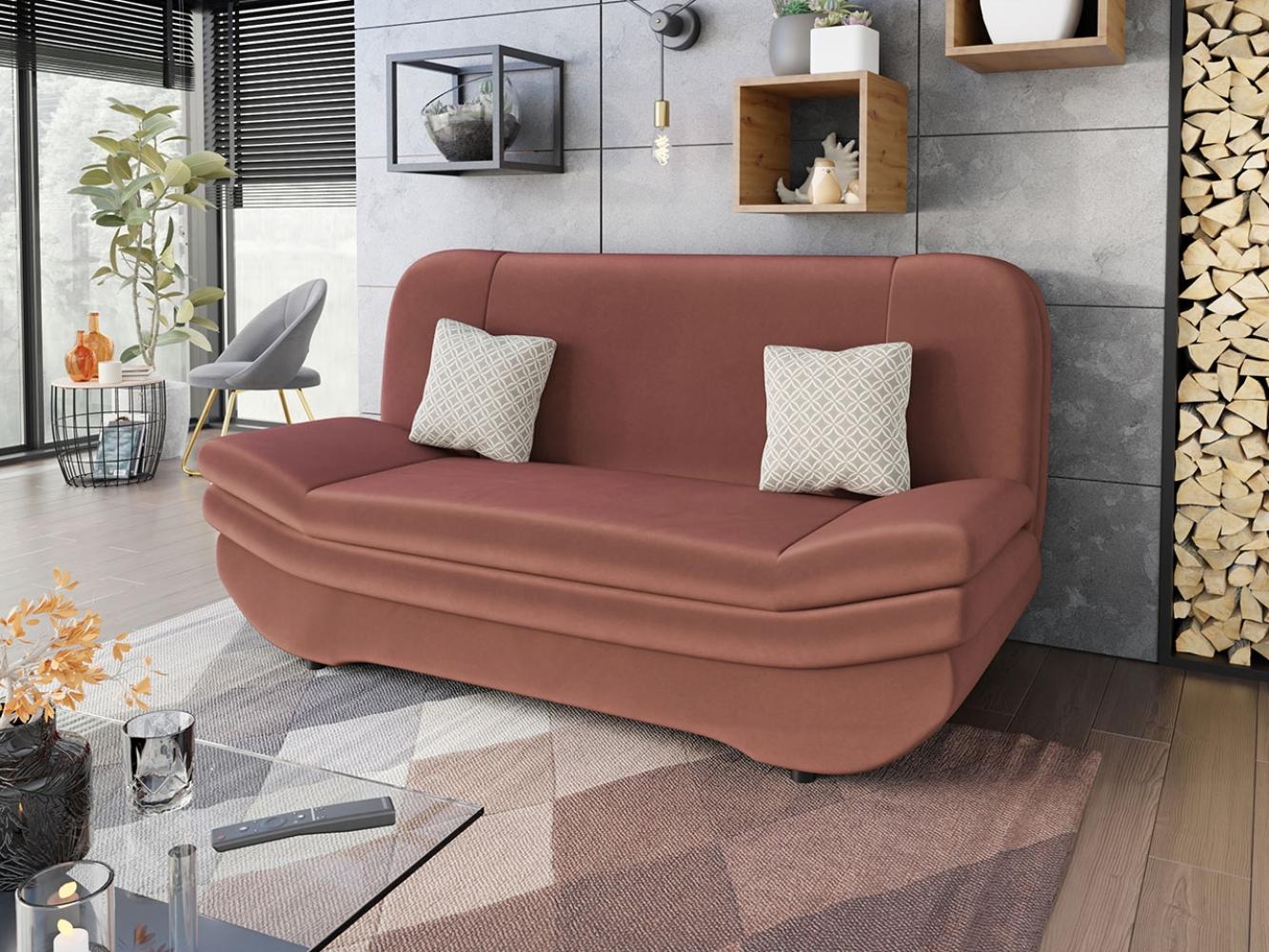 Schlafsofa Weronika, Farbe: Magic Velvet 2258 + Magic Velvet 2258 + Evo 27 Bild 1