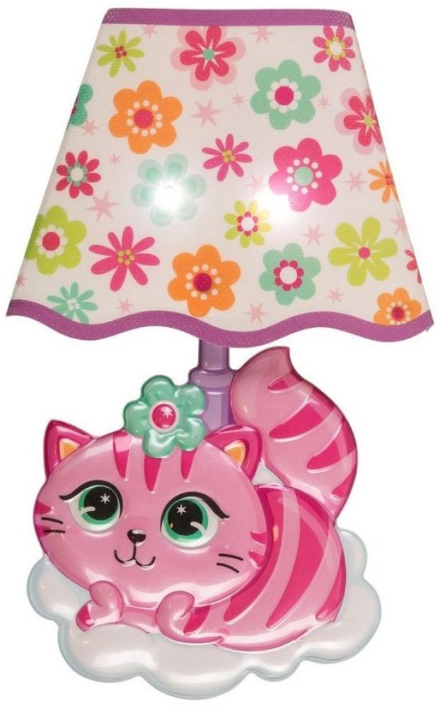 Idena 31258 - LED Wandsticker Lampe Katze, mit Lichtsensor, ca. 21 x 13 cm, ideal als Nachtlicht für das Kinderzimmer Bild 1