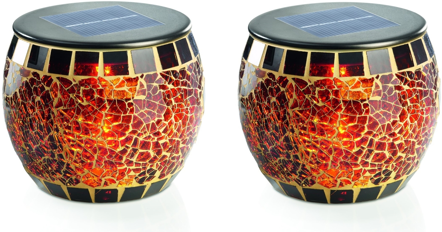 technik@all 2er Set Solar Tischleuchte "Brilliant" Bild 1