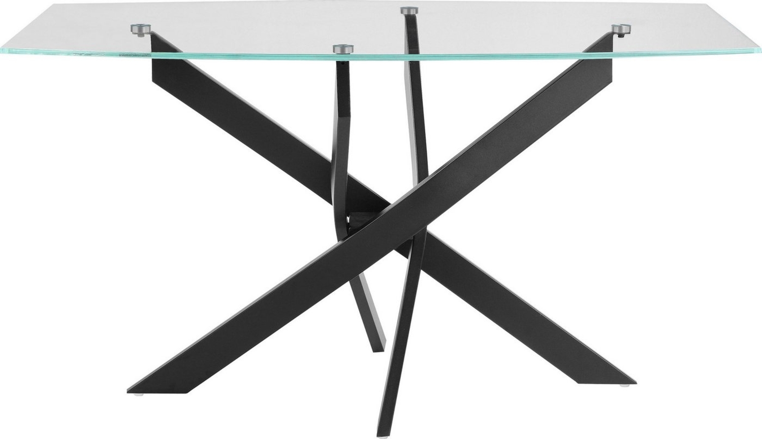 INOSIGN Esstisch Kairi, TOPSELLER!, OTTOs Choice, Glastischplatte, pulverbeschichtetem Metallgestell, zwei Tischbreiten Bild 1