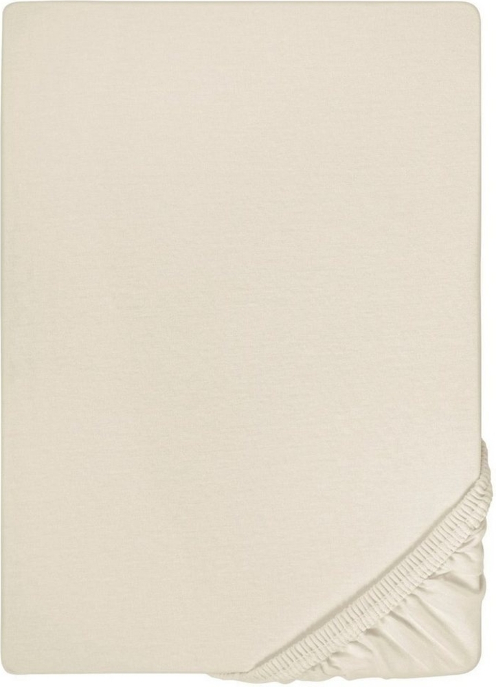 biberna Jersey-Elastic-Boxspring-Spannbetttuch, grau, 1 x 90 x 190 cm - 100x220 cm Bild 1