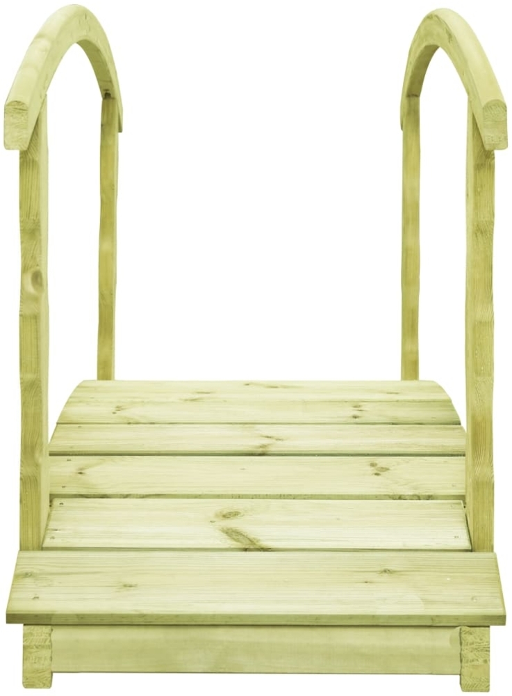 vidaXL Gartenbrücke mit Geländer 170×74×105 cm Kiefernholz Imprägniert 49112 Bild 1