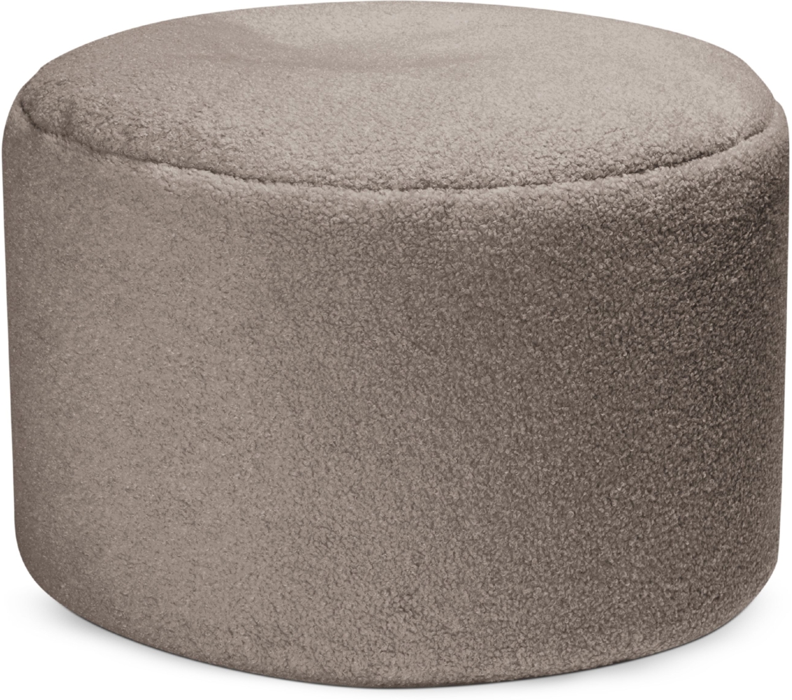 Sitting Point Sitzsack Wooly DOT. COM Fellimitat in Taupe Bild 1