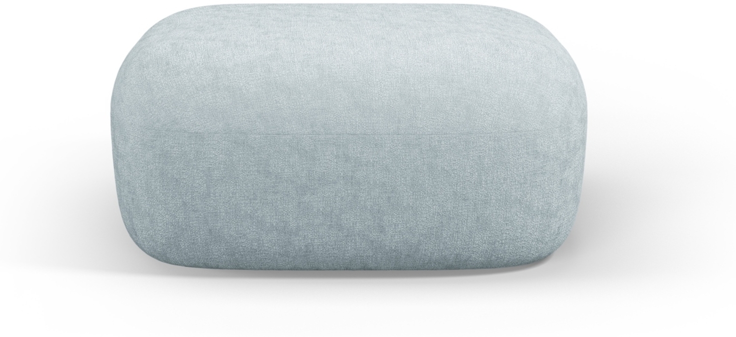 Micadoni Hocker Jenny Chenille Perfect Harmony Hellblau Bild 1