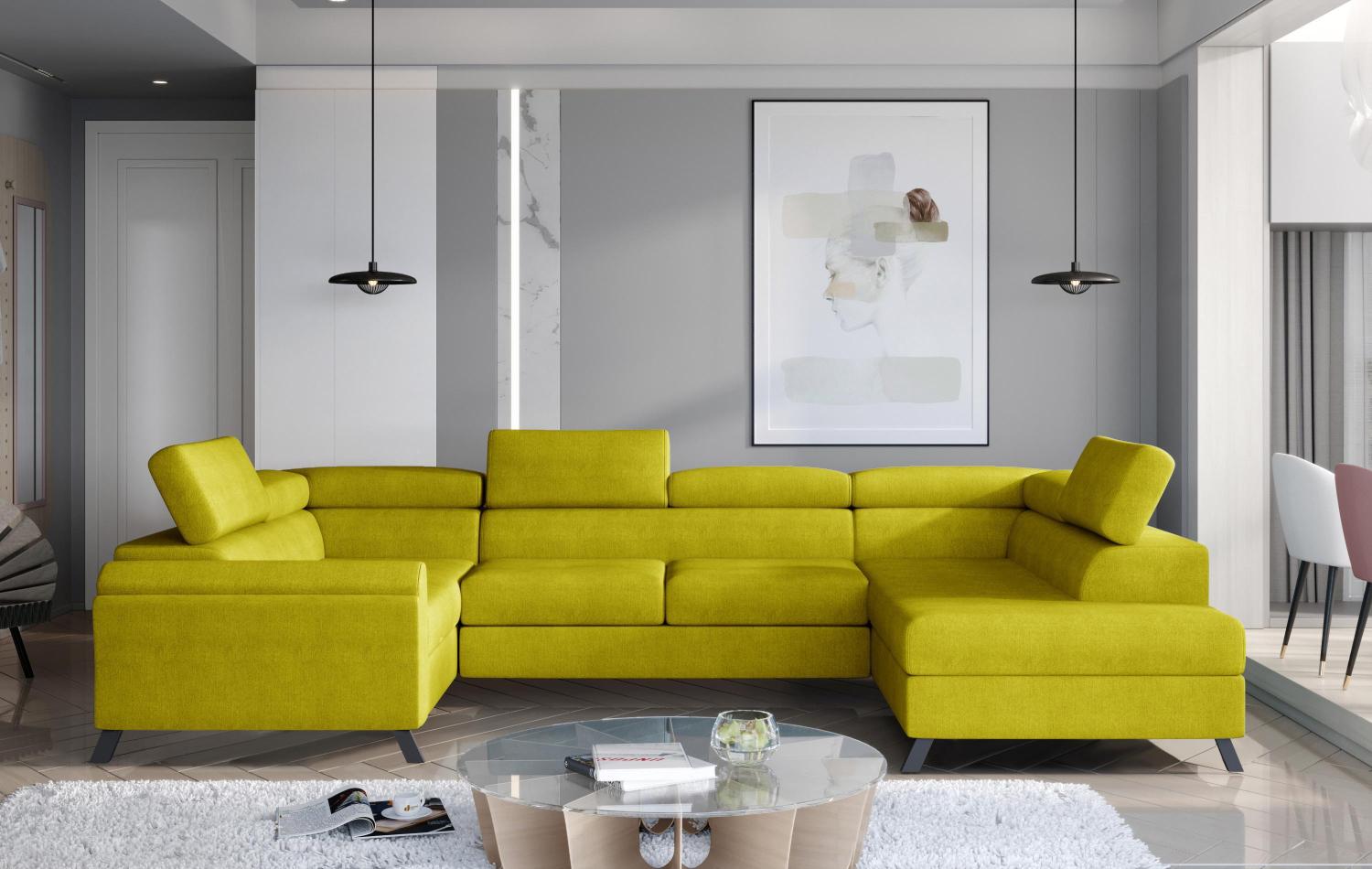 Wohnideebilder Escada Gelb Ecksofas & Eckcouches Esc_36 Bild 1