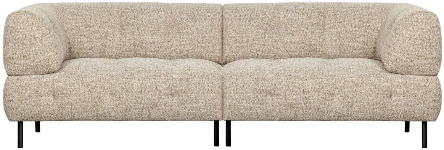 Sofa Lloyd aus grobmaschigen Stoff, Beige Bild 1