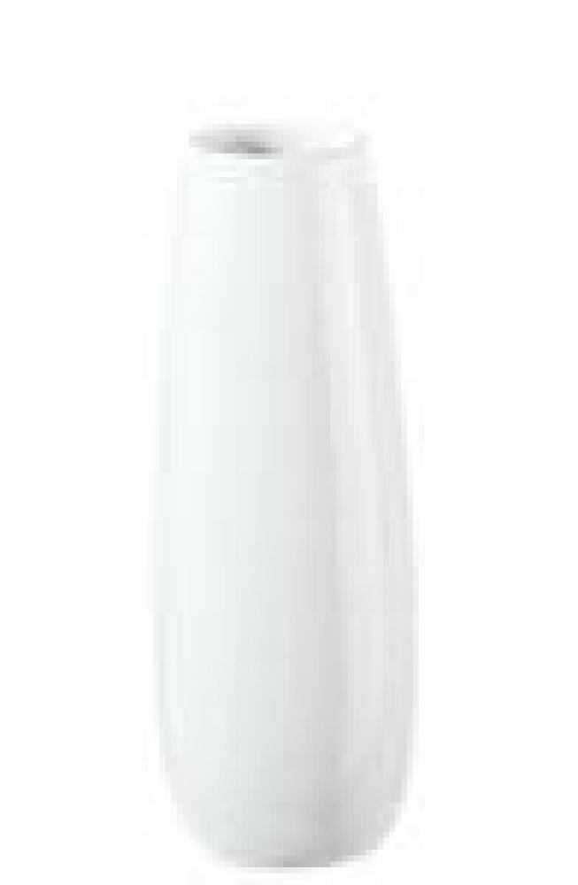 ASA Selection Ease Vase, Raumdekoration, Blumenvase, Keramik, Weiß, H 18 cm, 91030005 Bild 1