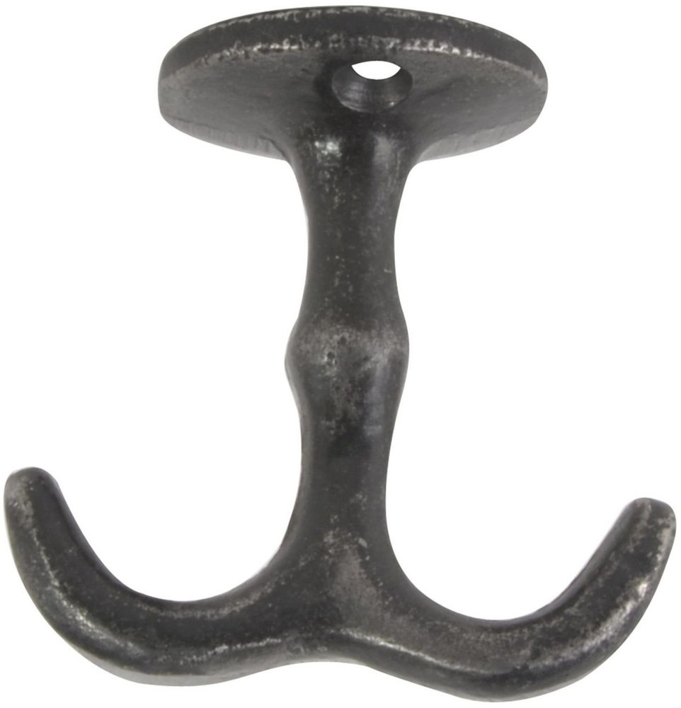 Doppelhaken Kleiderhaken Handtuchhaken Haken unter Regal Schwarz Laursen 0505-24 Bild 1