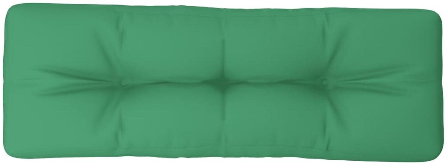 vidaXL Palettenkissen Grün 120x40x12 cm Stoff 360628 Bild 1
