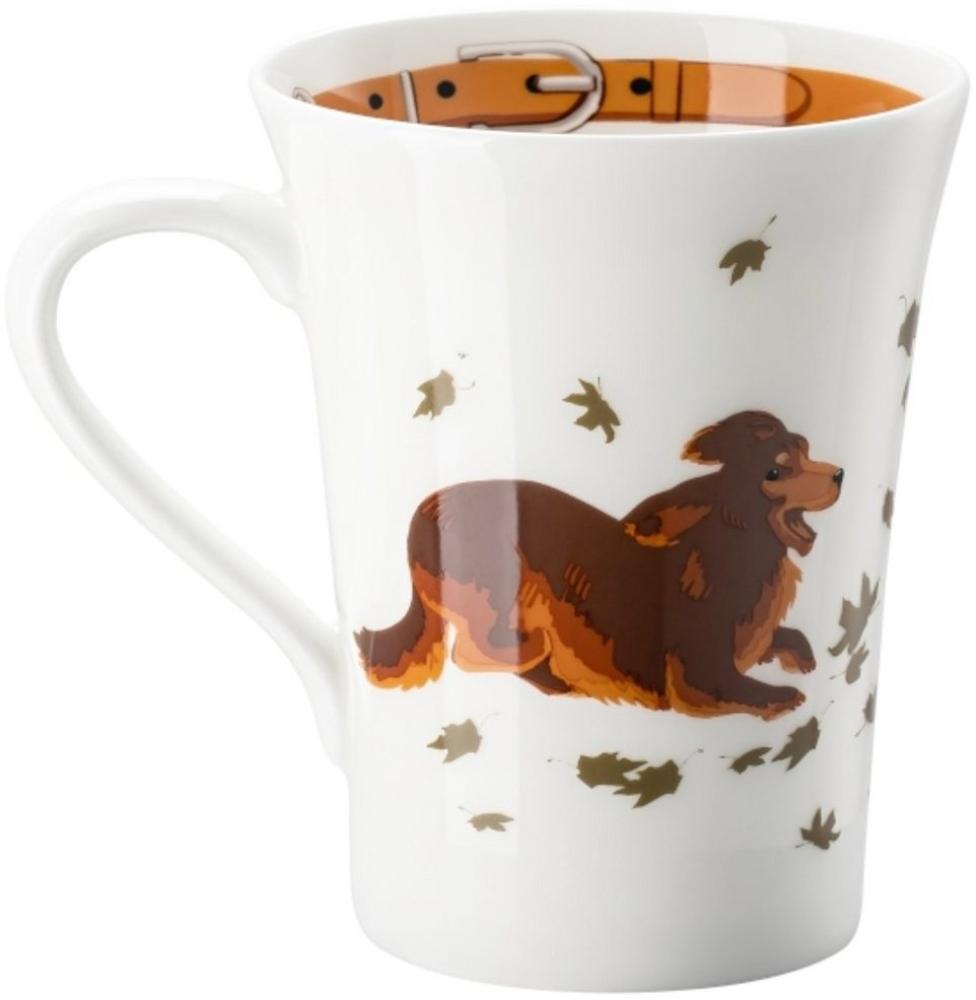 Hutschenreuther Becher My Mug Hunde - Dackel Becher mit Henkel 0,4 l, Bone China, Tassen Bild 1