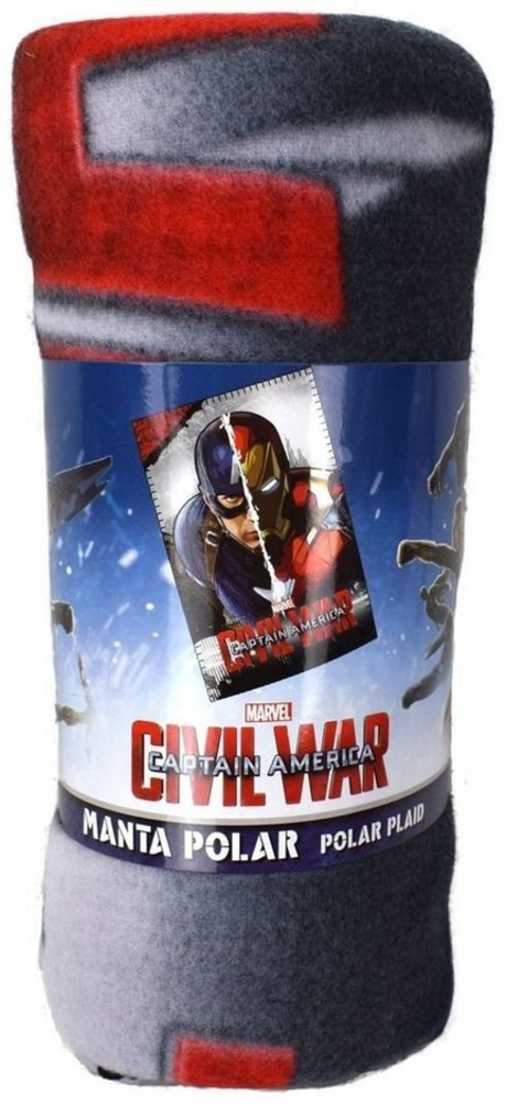 Marvel Captain America Civil War Fleecedecke Decke 150 x 100 cm Bild 1