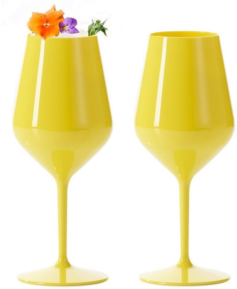 Doimoflair Weinglas DoimoFlair Weingläser aus Kunststoff bruchsicher Plastik Bild 1