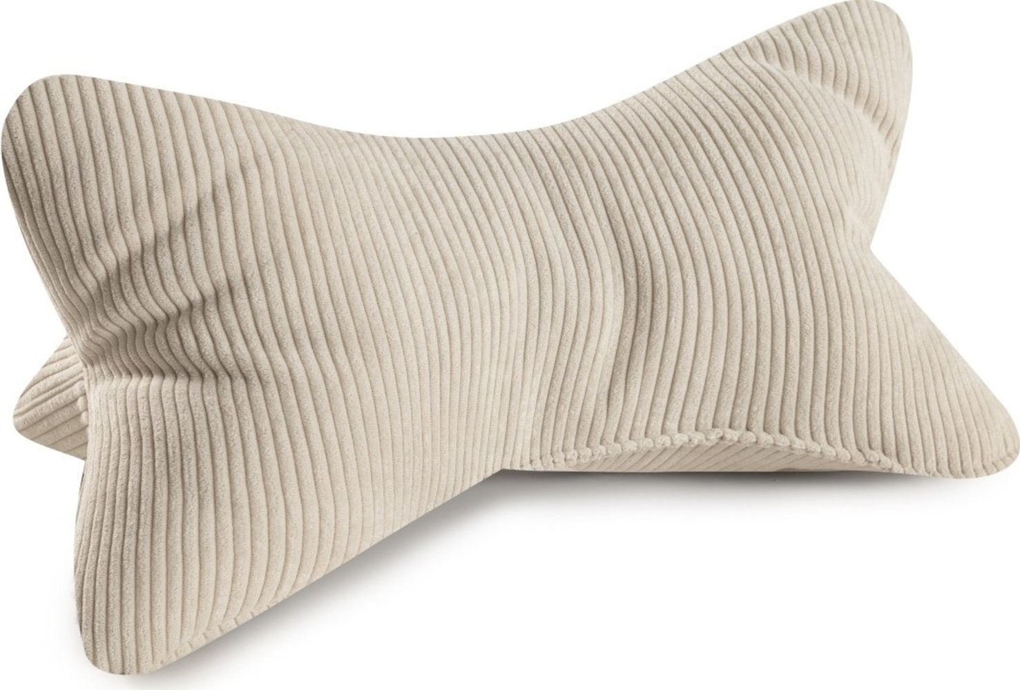 MAGMA Leseknochen INGA - ca. 42 x 22 cm Cord Look natur Bild 1