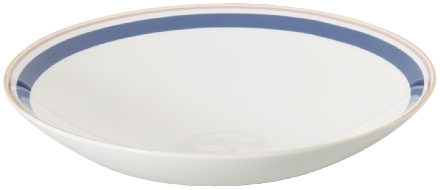 Dibbern Capri Schale 24 cm Blau / Rosé Bild 1