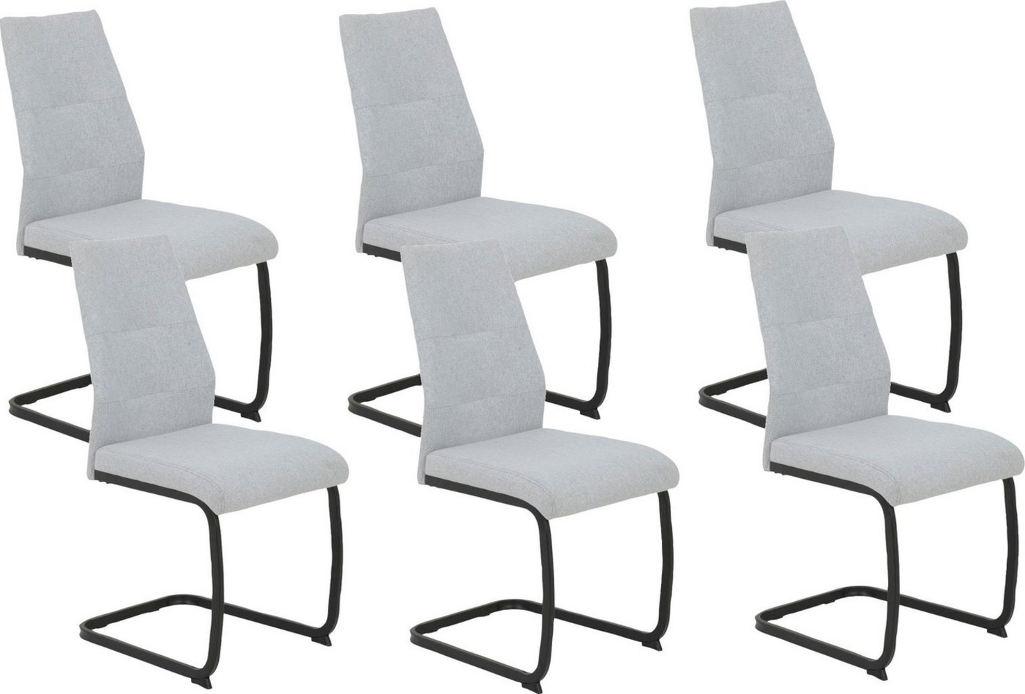 HELA Freischwinger Ariana, Esszimmerstuhl (Set, 6 St), Zertifizierter "Waterfree" Stoff - sehr Robust, 140 kg belastbar Bild 1