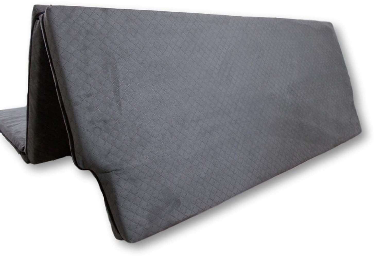 Klappmatratze für VW T5 T6 T6.1 Multiflexboard, MatratzenL.A.B®, (Air System, 8 cm Kaltschaumkern), Härtegrad H3 fest, Alcantara Polsterstoff, versteppt Bild 1