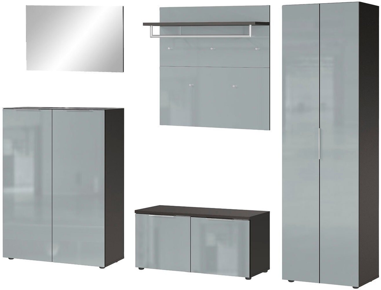 GERMANIA Garderoben-Set Oakland, (5-St) Bild 1