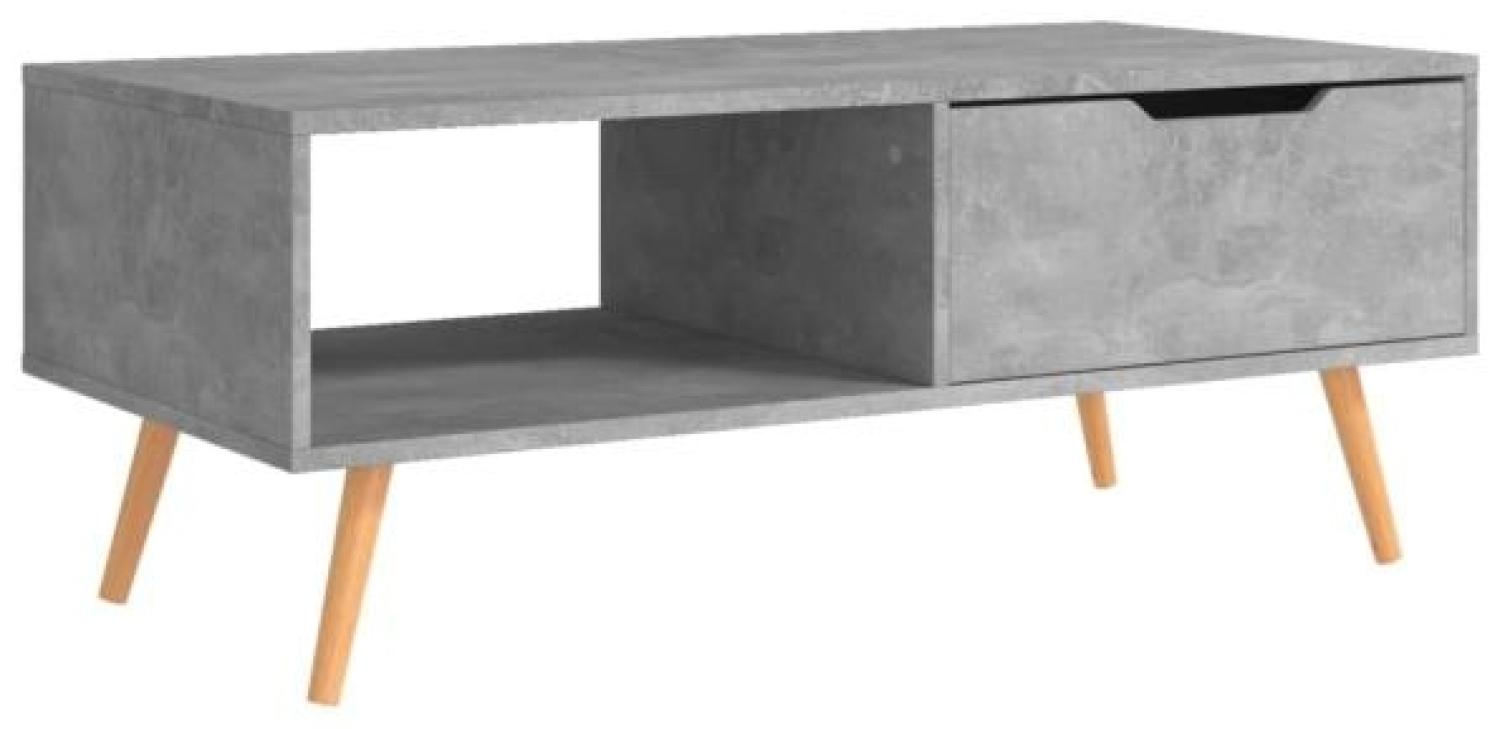 vidaXL Couchtisch Betongrau 100x49,5x43 cm Holzwerkstoff 326790 Bild 1