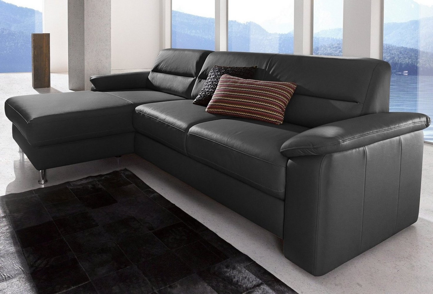 sit&more Ecksofa Ascara L-Form, inklusive Boxspring/Federkern-Polsterung, wahlweise mit Bettfunktion Bild 1