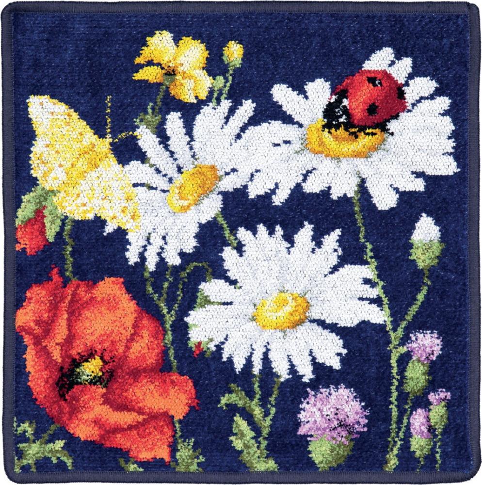 Feiler Handtücher Daisy Field|Seiftuch 30x30 cm| schwarzblauFeiler Handtücher Daisy Field Bild 1