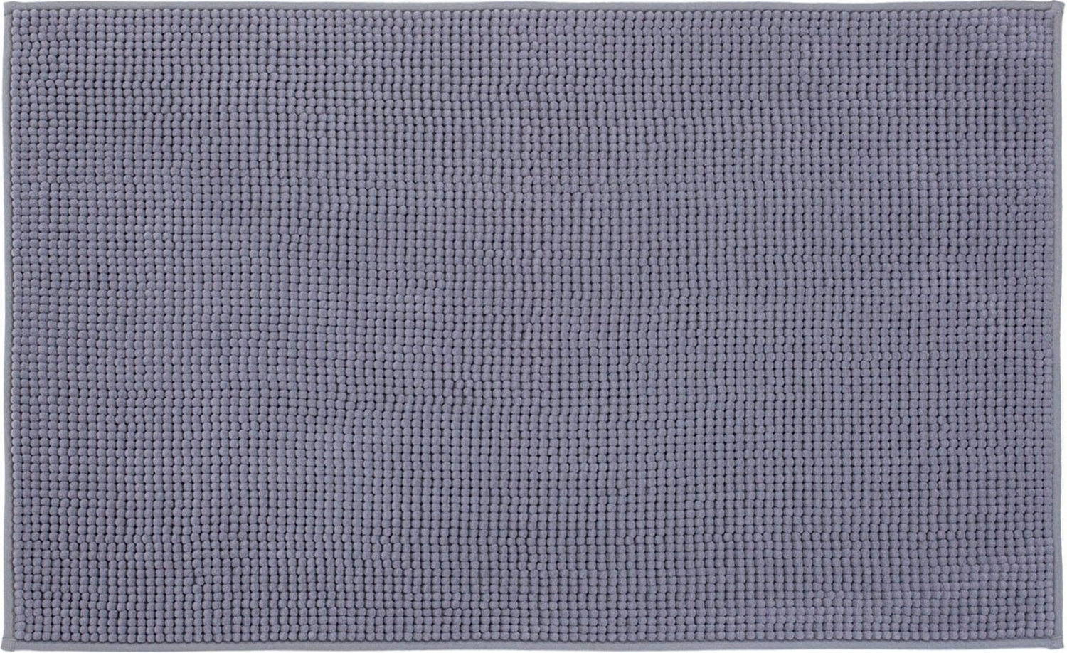 Gözze Badematte Chenille, Höhe 15 mm, rutschhemmend beschichtet, fußbodenheizungsgeeignet, Polyester, rechteckig, Badteppich, Uni Farben, besonders weich durch Microfaser, waschbar Bild 1