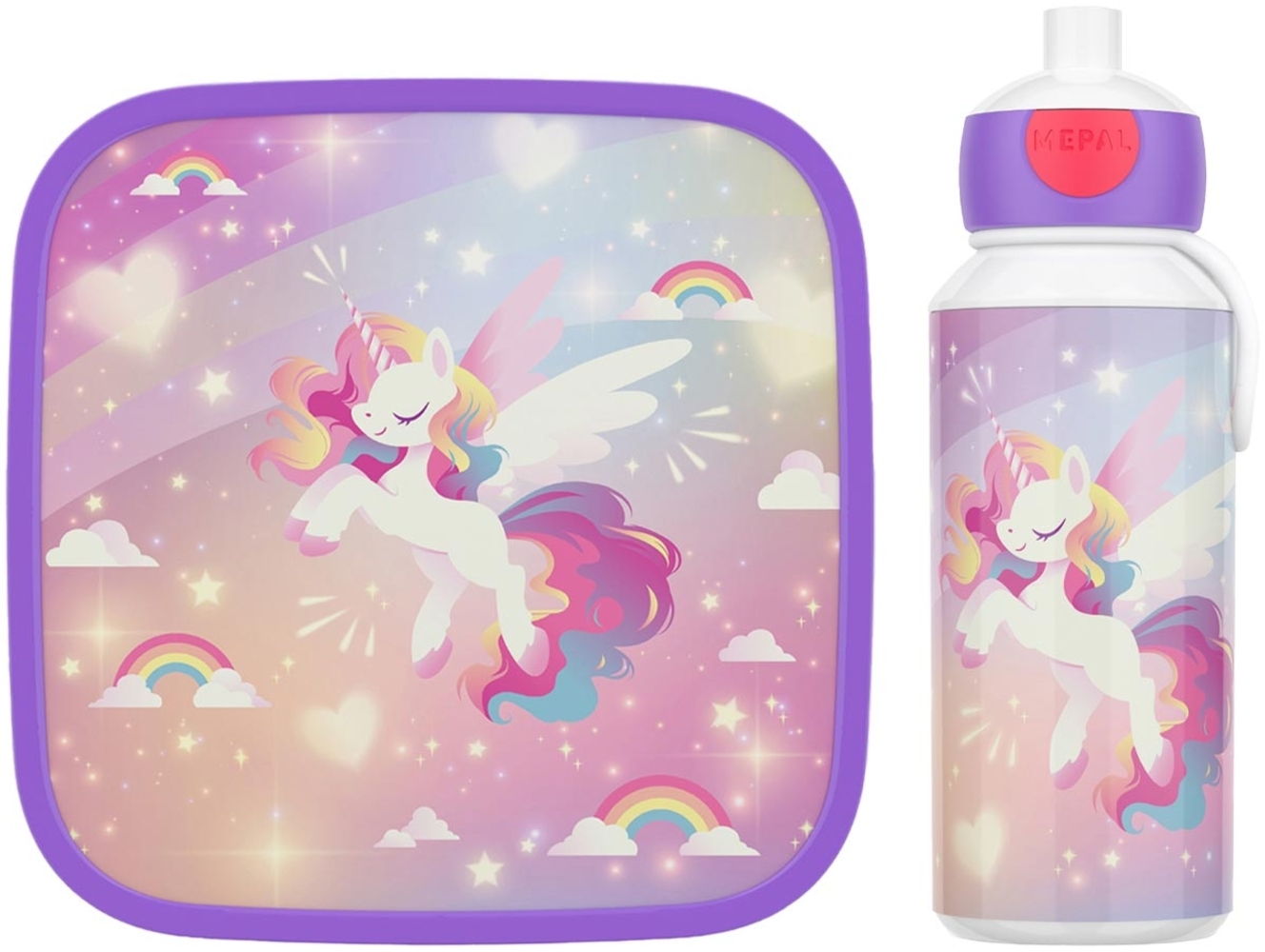 Mepal CAMPUS Lunchset XL 2-teilig Unicorn Glow (2025) Bild 1