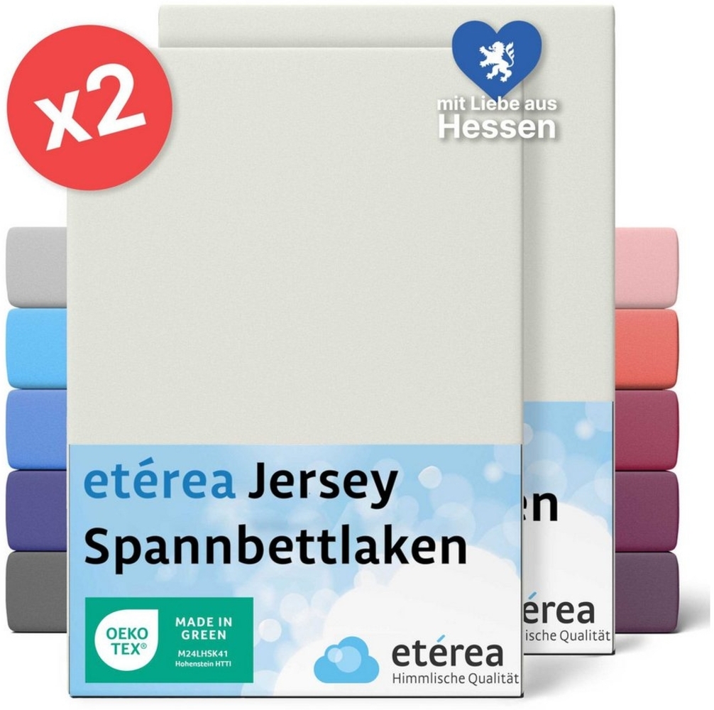 etérea Himmlische Qualität Spannbettlaken etérea Comfort Jersey Kinder Spannbettlaken, Jersey, Gummizug: rundum Bild 1