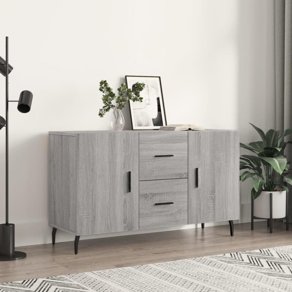 vidaXL Sideboard Grau Sonoma 100x36x60 cm Holzwerkstoff 828194 Bild 1