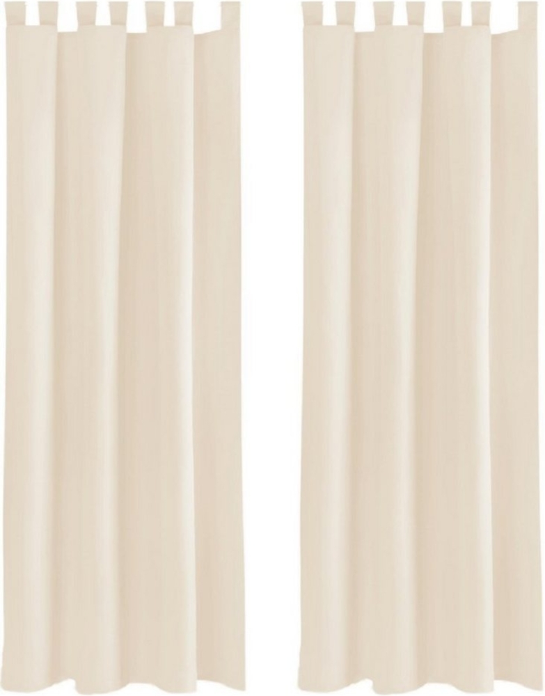 Bestlivings Vorhang, Schlaufen (2 St), blickdicht, Gardinenset "Blickdicht" mit Schlaufen inkl. Zubehör Bild 1