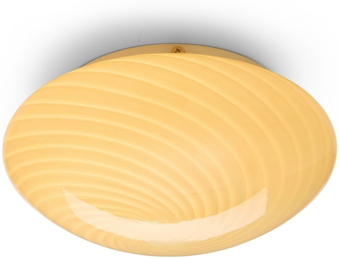 Halo Design 748693 Wand-und Deckenleuchte Candy 30cm Cream Messing Bild 1