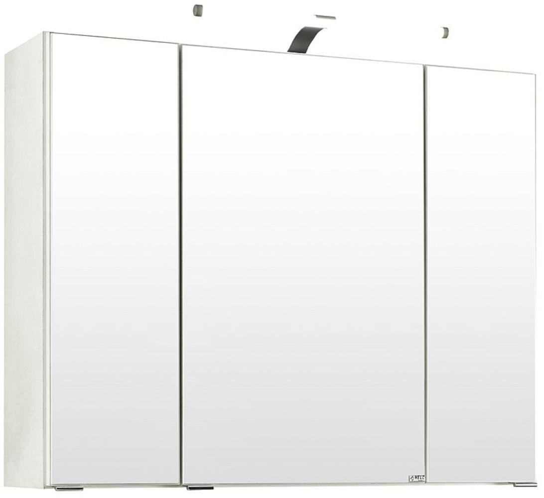 Spiegelschrank COMO-03, weiß, B x H x T ca.: 80 x 64 x 20cm Bild 1