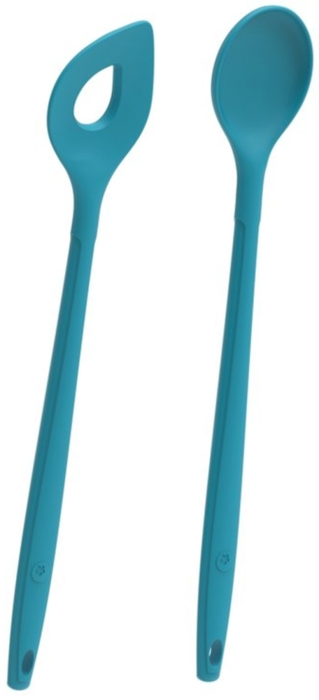 Kochblume Kochbesteck-Set Kochlöffel + Backlöffel - 2-tlg. - türkis Bild 1