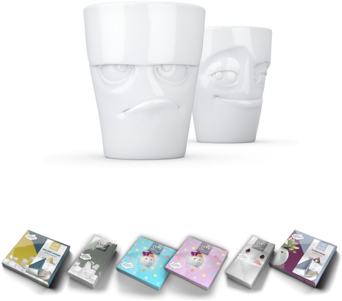 Becher Set Nr. 1 by FIFTYEIGHT - Becher ohne Henkel - grummelig + verschmitzt + Bild 1