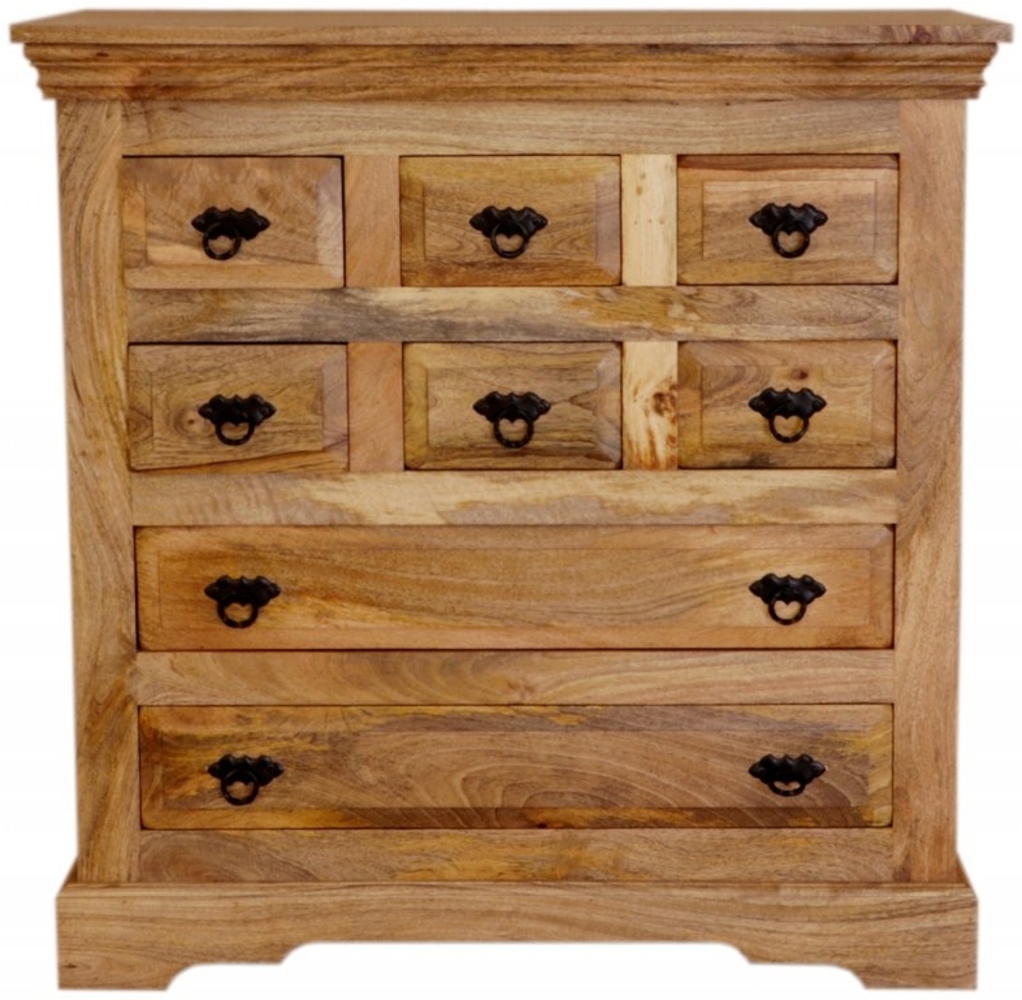 Kommode Guru 90x90x45 aus Mangoholz Bild 1