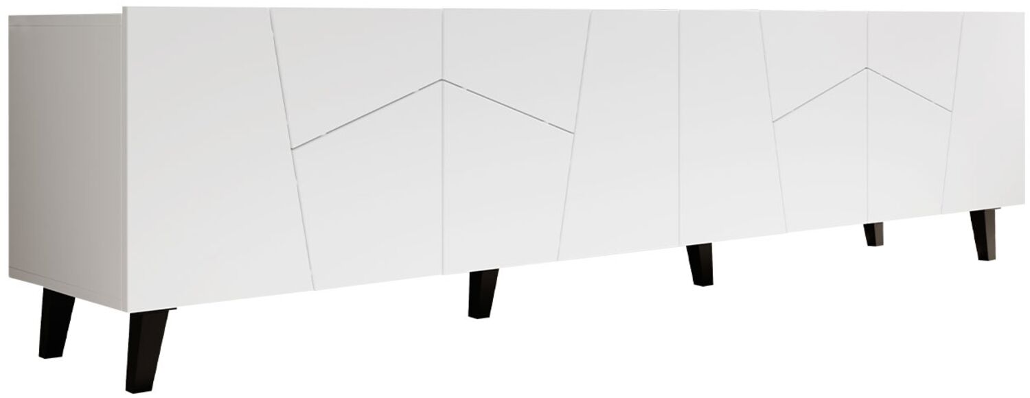 TV-Lowboard 'Eloris' weiß Bild 1