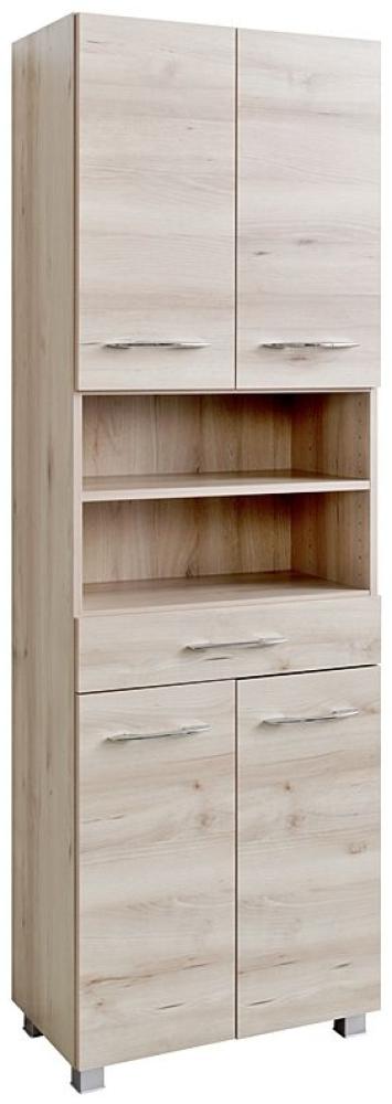 Hochschrank BERGAMO-03, Buche Iconic Nb, B x H x T ca.: 60 x 185 x 35cm Bild 1