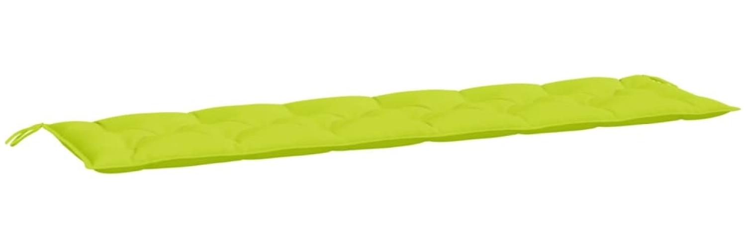 vidaXL Gartenbank-Auflage Hellgrün 200x50x7 cm Oxford-Gewebe 361651 Bild 1