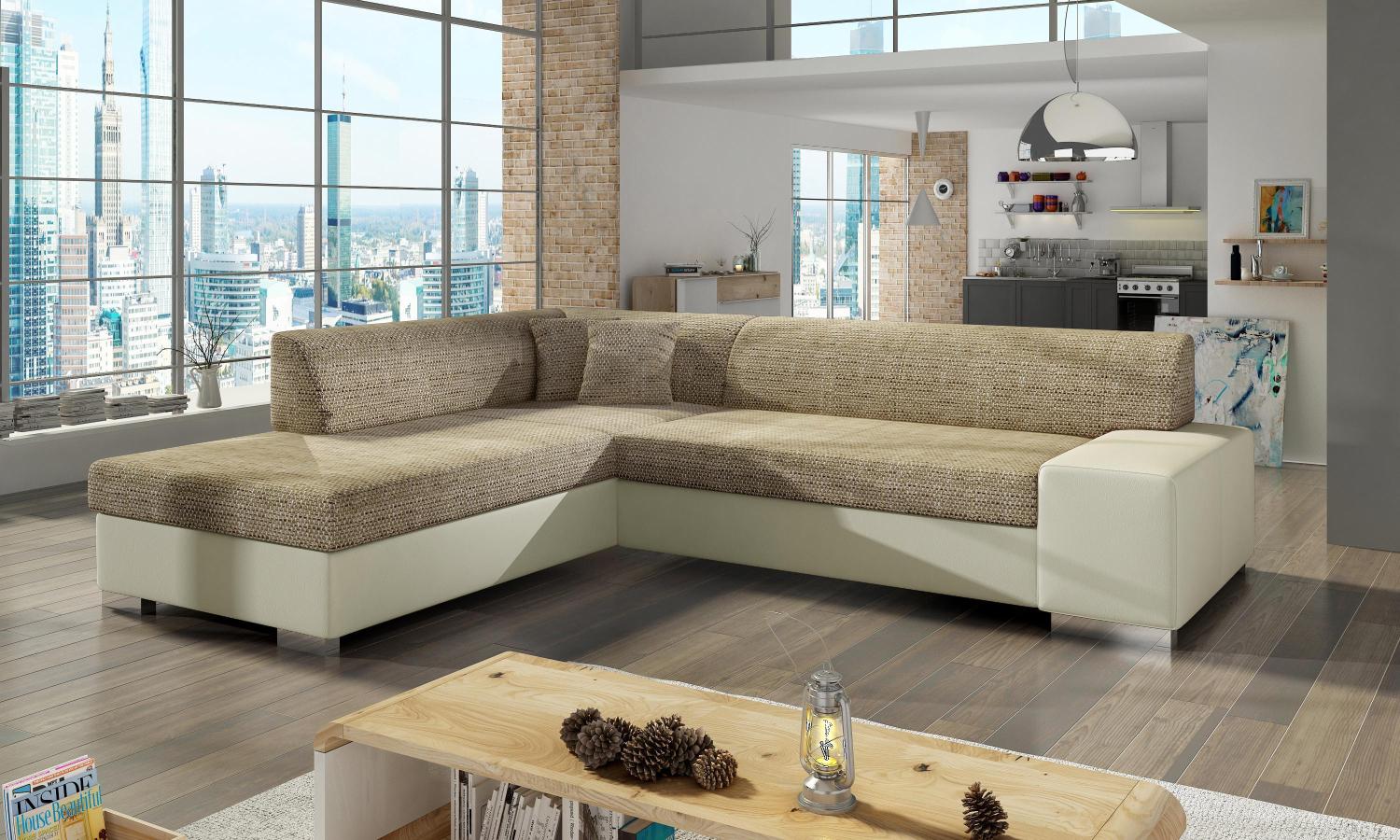 Wohnideebilder Porto Beige Ecksofas & Eckcouches P13 Bild 1