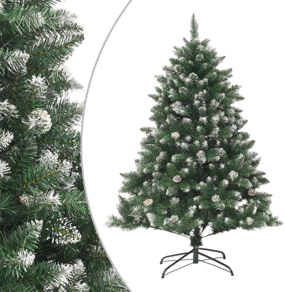 vidaXL Künstlicher Weihnachtsbaum mit Ständer 120 cm PVC 345159 Bild 1