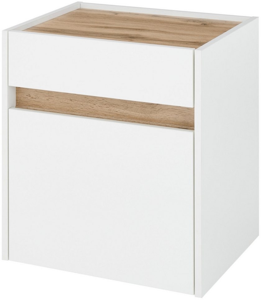 INOSIGN Nachtkommode CiTY/GiRON, Nachttisch, Nachtschrank, Bestellschrank, Nachtkonsole, in zwei Farben erhältlich, Stauraumfach und Schublade Bild 1