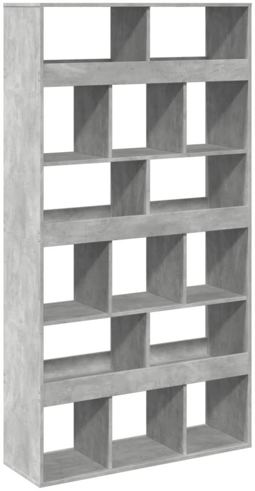 vidaXL Bücherregal Betongrau 100x33x187,5 cm Holzwerkstoff 3309378 Bild 1