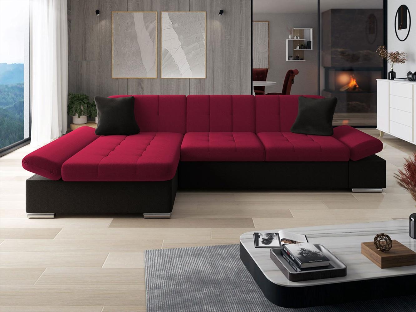 Ecksofa Malwi, Seite: Links, Farbe: Kronos 07 + Kronos 02 + Kronos 07 Bild 1