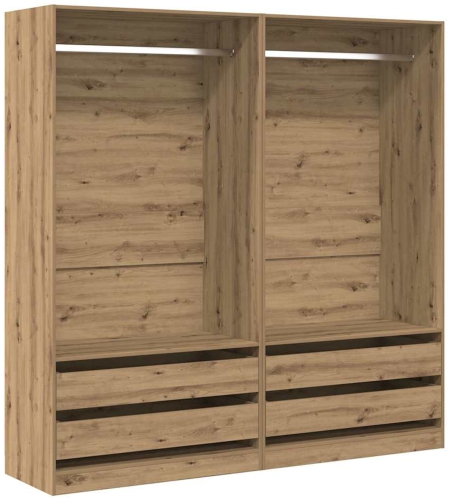 vidaXL Kleiderschrank Artisan-Eiche 100x50x200 cm Holzwerkstoff 3318627 Bild 1