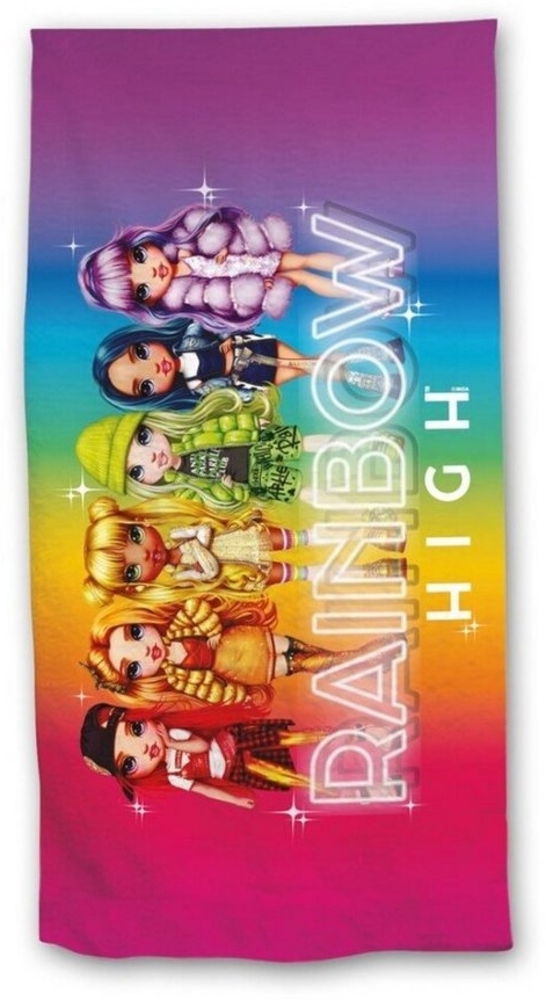 Rainbow High Strandtuch Rainbow High Girls - Mikrofaser Badetuch, Mikrofaser, XL 70x140 cm Bild 1