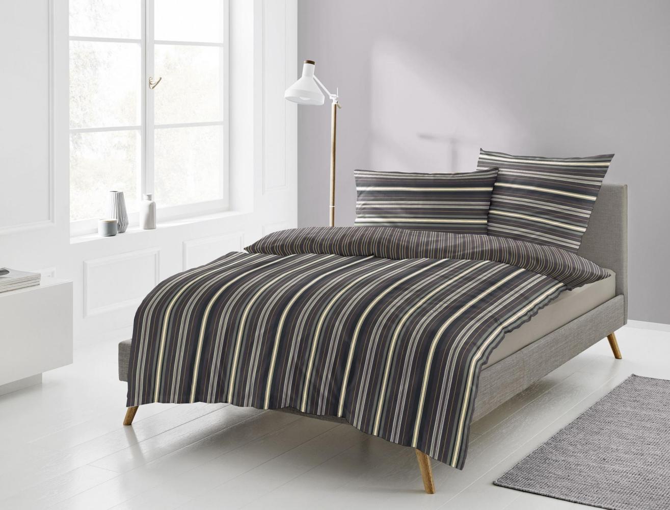 Irisette Mako-Satin Bettwäsche Set Sky 8421 beere 140x200 cm + 1 x Kissenbezug 90x70 cm Bild 1