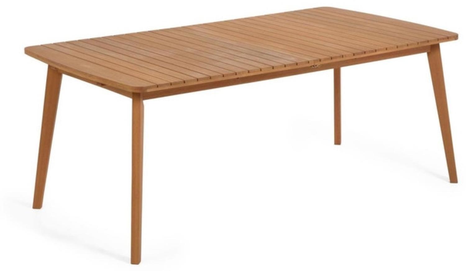 Nosh Hanzel ausziehbarer Outdoor Tisch aus massivem Eukalyptusholz 183 (240) x 100 cm FSC 100% Bild 1