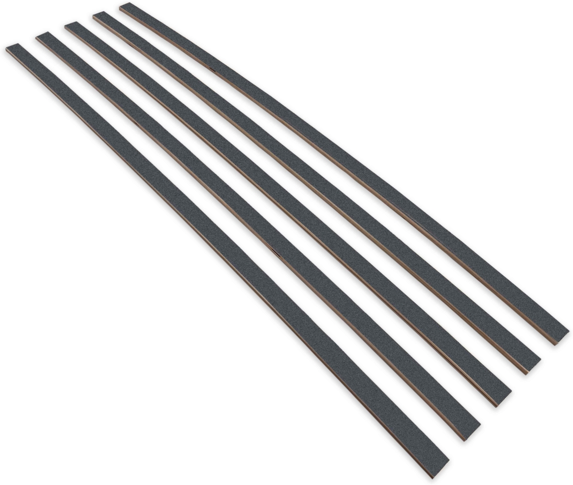 Ersatz Federholzleisten aus Schichtholz im 5er Set passend für viele gängige Lattenroste, Länge: Für 100 cm (980 mm), Breite / Farbe: 24 mm / Anthrazit Bild 1