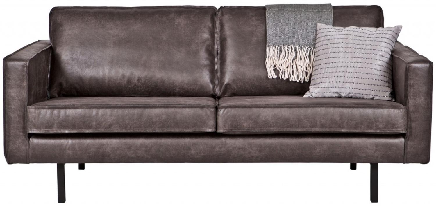 Sofa Rodeo 2,5-Sitzer - Leder Black Bild 1